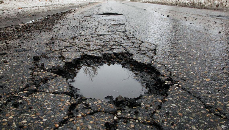 Potholes can cause serious damage to your vehicle.